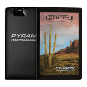 Pyramid Sentry Security Tablet for ticket validation.