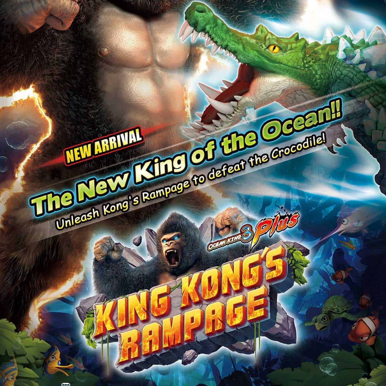 8 Line Supply Ocean King 3 Plus: King Kong’s Rampage