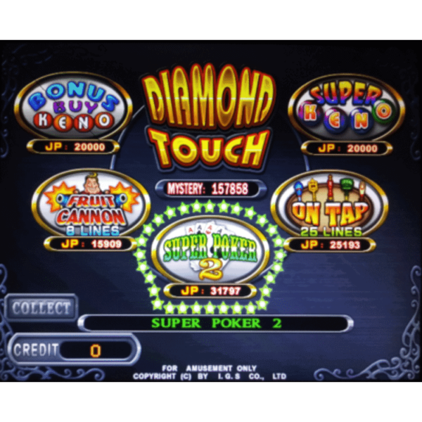 Diamond Touchcomputer Diamond Touch by IGS - 5 in 1 Touchscreen Game