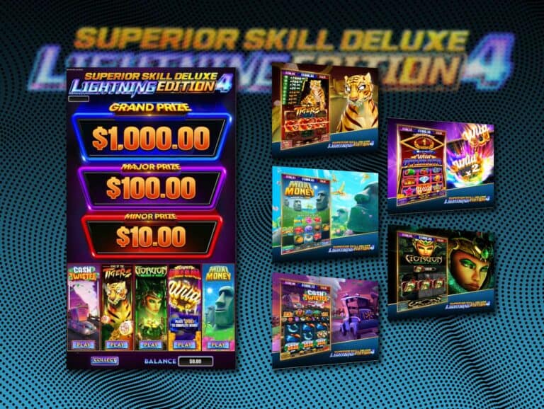 8 Line Supply Superior Skill Deluxe Lightning Edition 4 Multi Game
